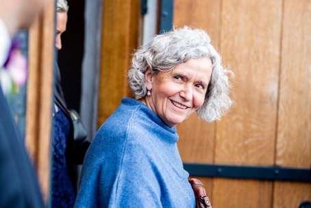 Elderly woman smiling